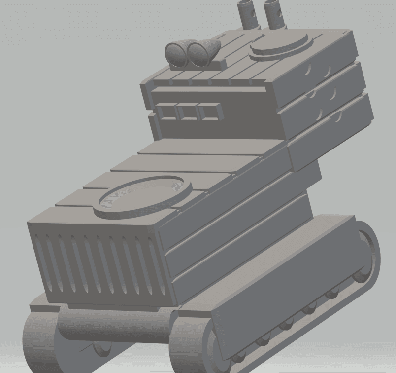 FHW: Uusam-Lahdi tank v1.1 basic 3d model