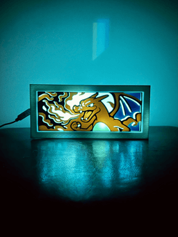 Charizard - LED Lightbox - NO AMS NEEDED 3d model