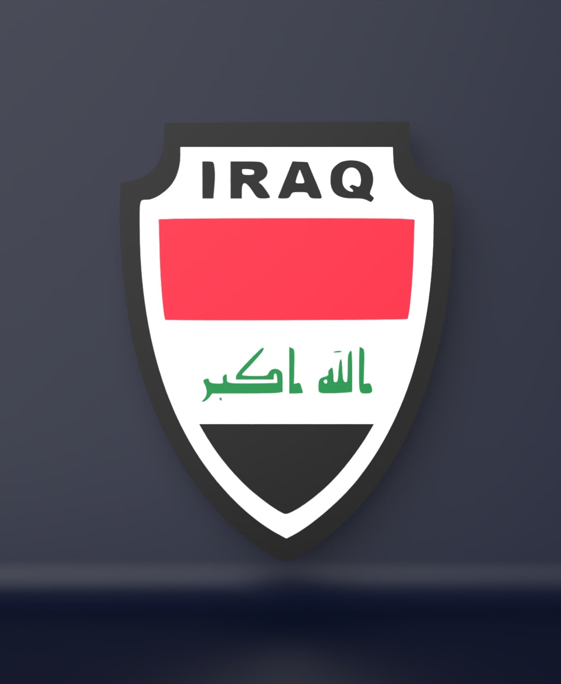 Iraq National Team - LED Strip compatible 3d model