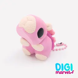 Capybara Nummies + Keychains 3d model