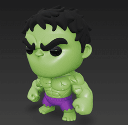 HULK KAWAII – COLLECTIBLE 3D FIGURE 3d model