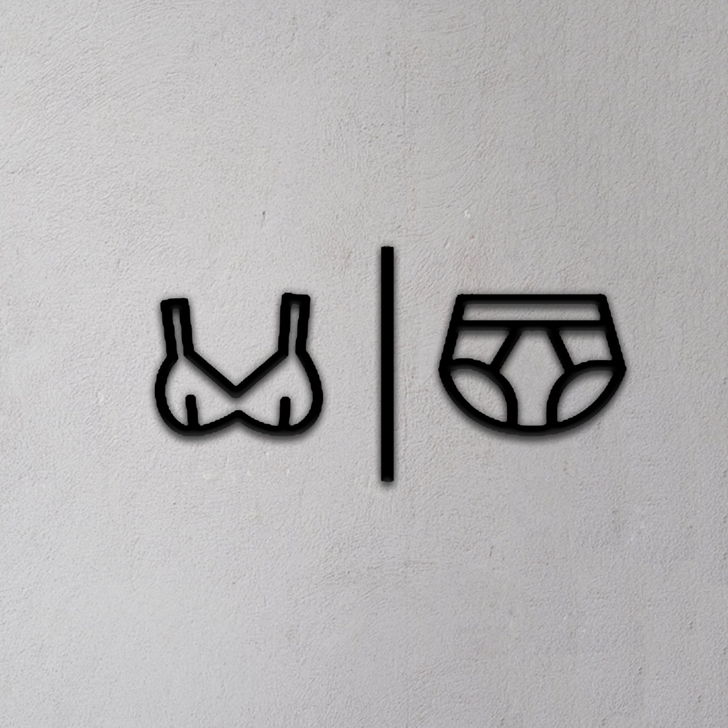 Toilet Sign 3d model