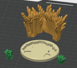 Pumpkin Imp - Halloween Flexi Keychain, Straw Buddy & Diorama Display, No Supports 3D Print STL/3MF 3d model