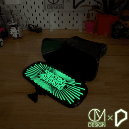 Glow in the Dark Viewer Blank Plate.STL 3d model