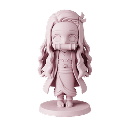 Nezuko Kamado Demon Slayer - Free STL Anime Fun Art | Full 14-Character Bundle on Profile 3d model