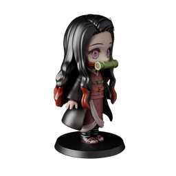 Nezuko Kamado Demon Slayer - Free STL Anime Fun Art | Full 14-Character Bundle on Profile 3d model