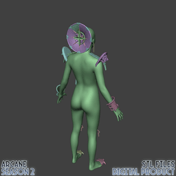 Ambessa Medarda Accessories Cosplay Set Arcane League Of Legends 3d model
