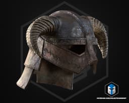 Skyrim Iron Helmet - 3D Print File 3d model