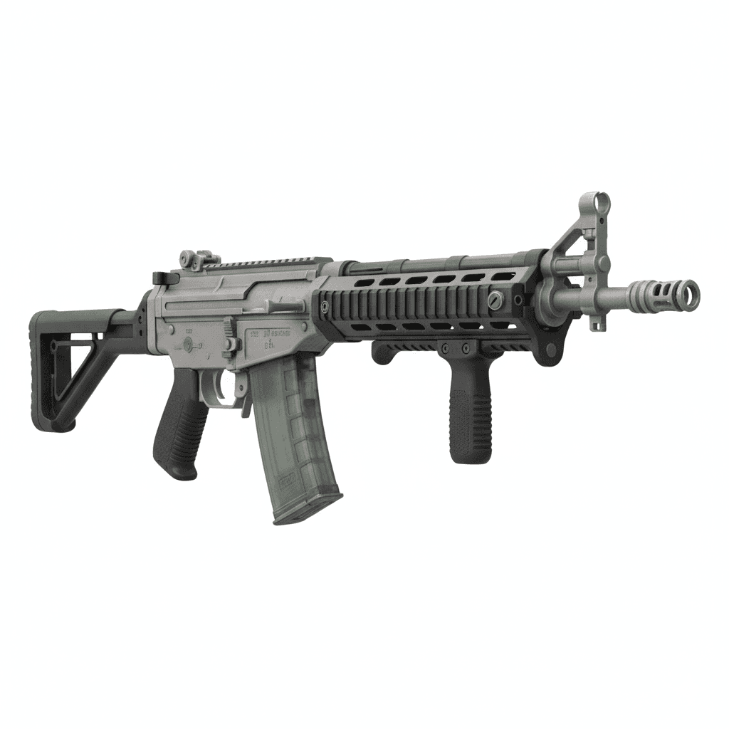 Gun SIG SG 550 Service Rifle 3d model