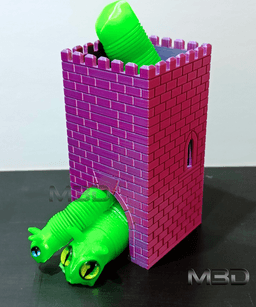 Slinky Caterpillar / no supports / 3mf included 3d model