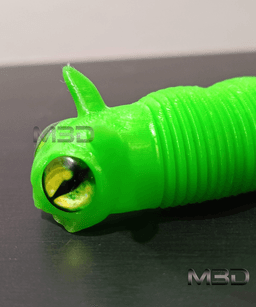 Slinky Caterpillar / no supports / 3mf included 3d model