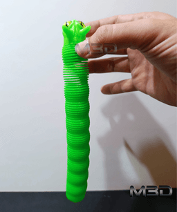 Slinky Caterpillar / no supports / 3mf included 3d model