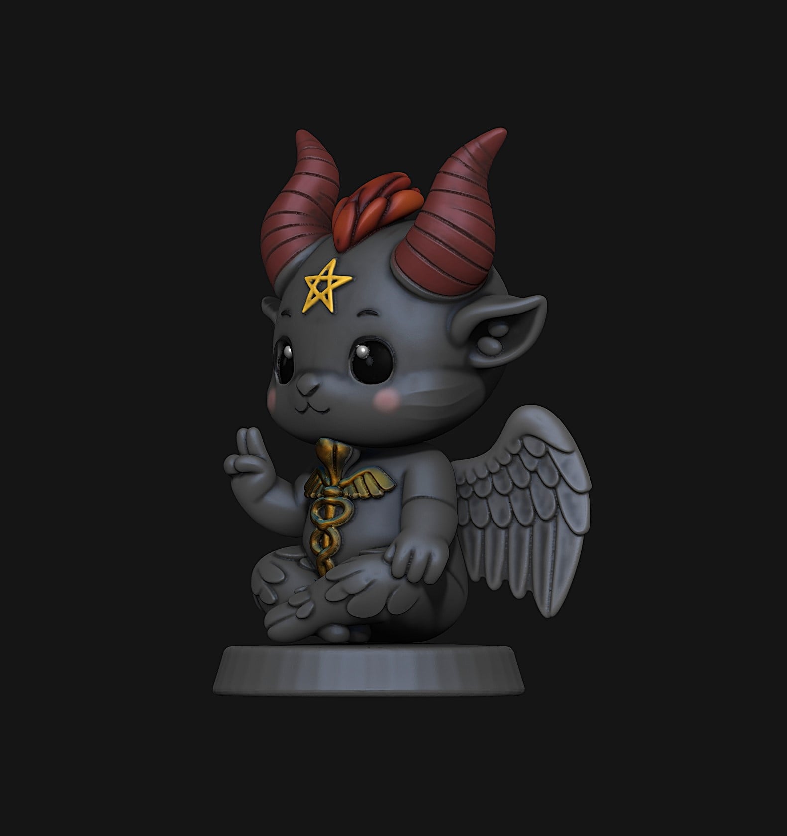 baphomet_chibi.stl 3d model