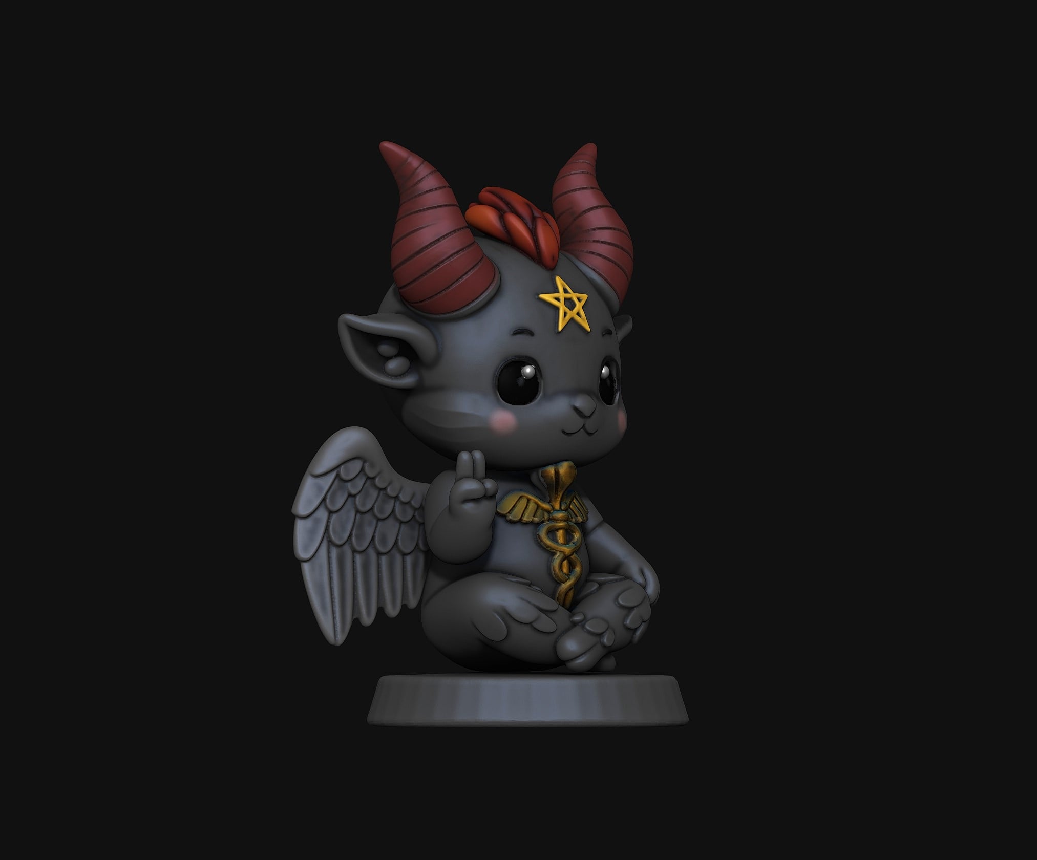 baphomet_chibi.stl 3d model