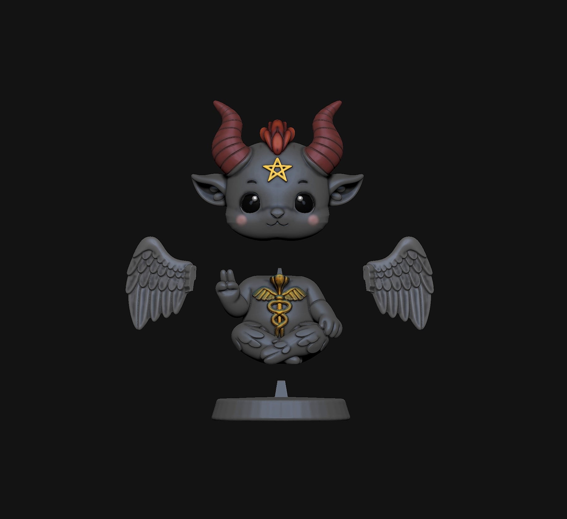 baphomet_chibi.stl 3d model