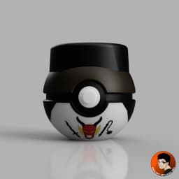 Stranger Things - Lucas Sinclair Pokeball 3d model