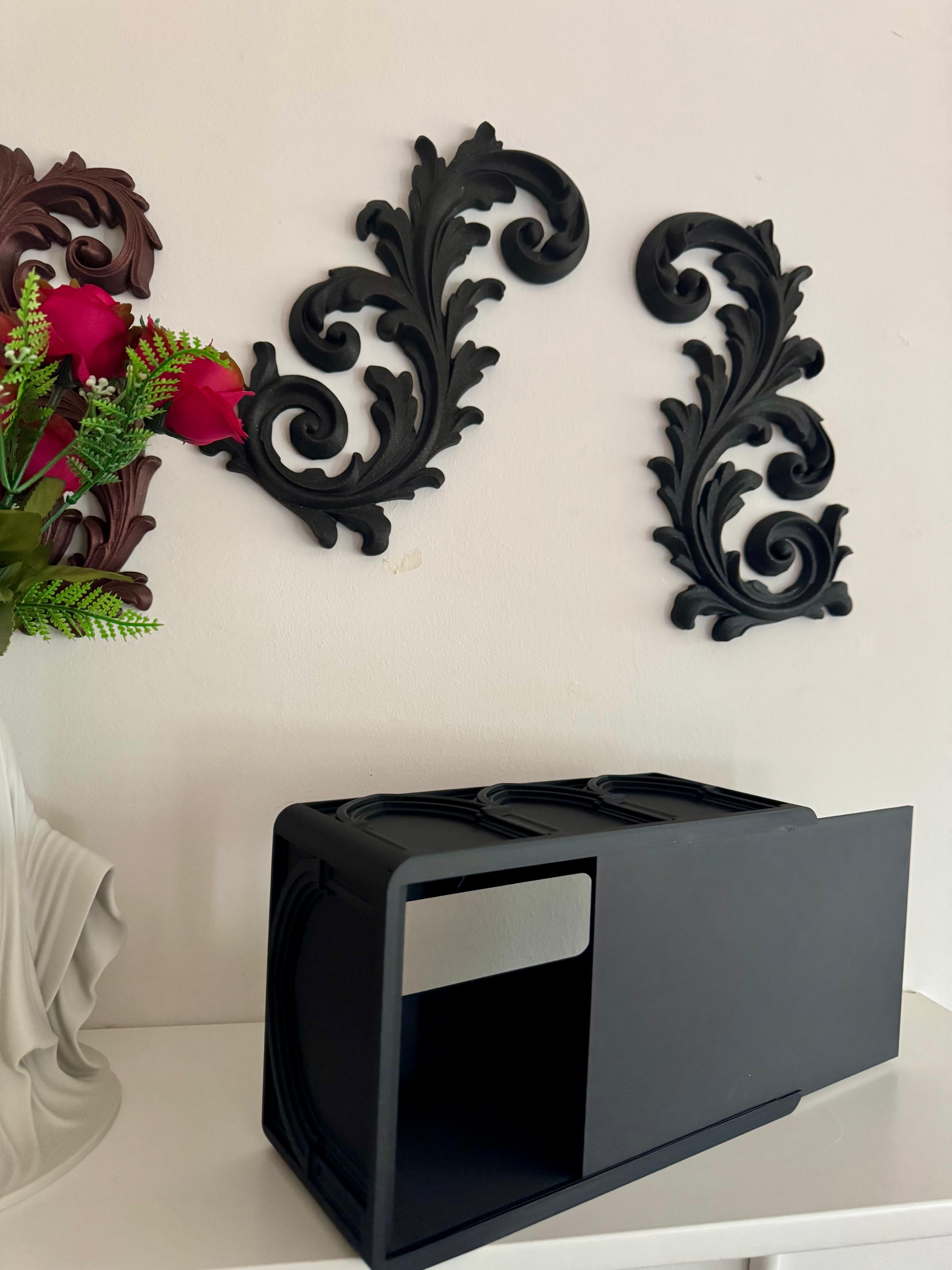 Gothic Tissue Box Victorian Goth Home Decor 3d model