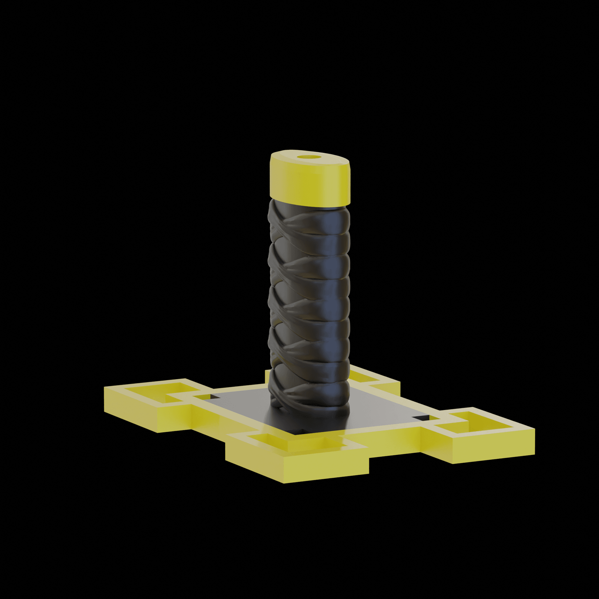 Muichiro Sword Soda Cup Topper 3d model