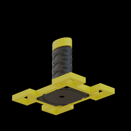 Muichiro Sword Soda Cup Topper 3d model