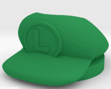 BEYBLADE LUIGI'S HAT | COMPLETE | SUPER MARIO SERIES 3d model