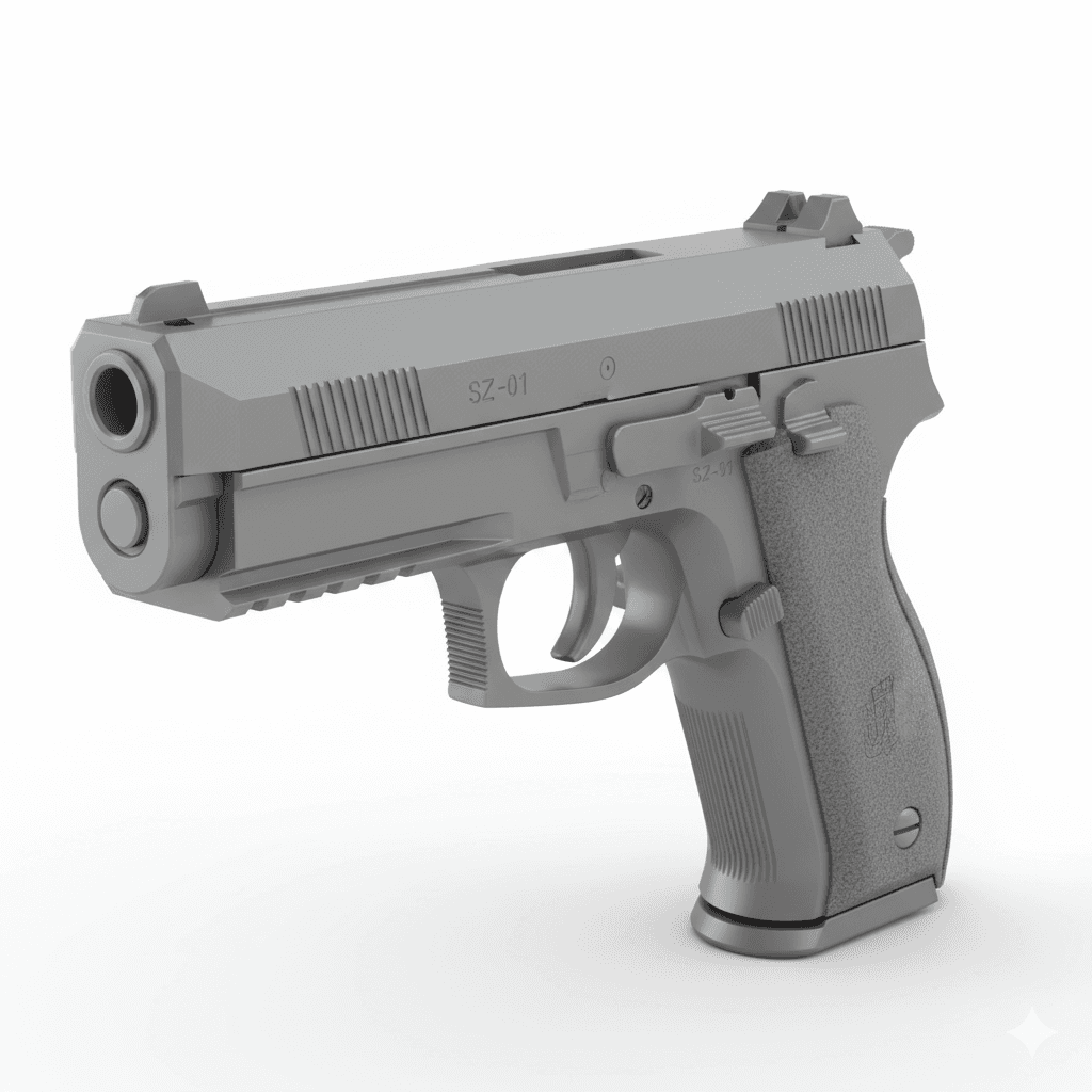 Handguns : CZ SP01 Tactical Duty Pistol 3d model