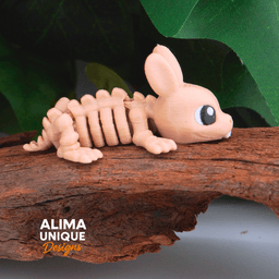 Little Skeleton Bunny 3d model