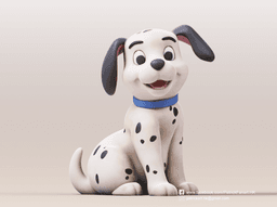 Dalmatian 3d model