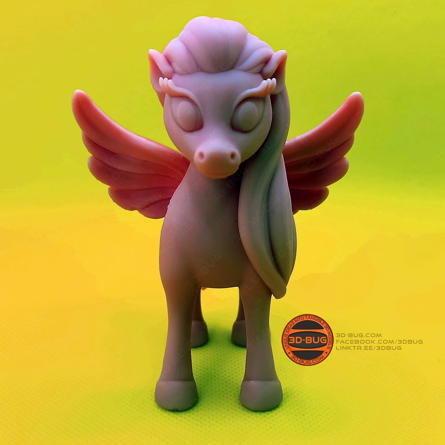 Stylized Pegasus 3d model
