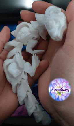 Flexy Ferret - Articulated - Print in place - No Supports 3d model