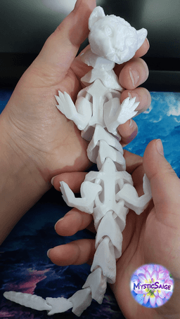 Flexy Ferret - Articulated - Print in place - No Supports 3d model