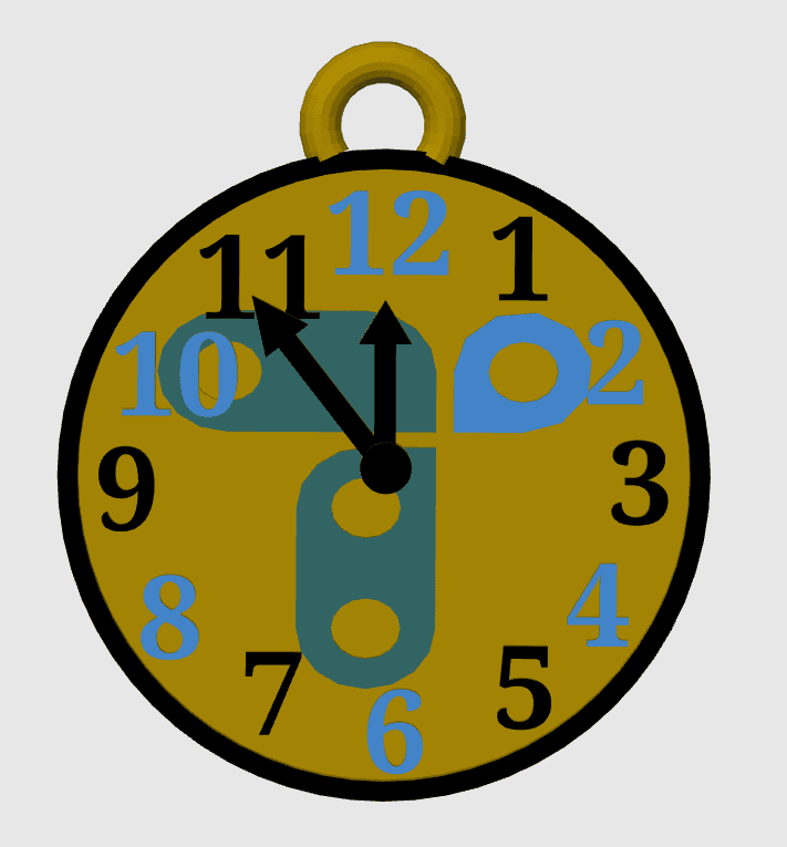 Thangs Clock (Flavor Flav Style) 3d model