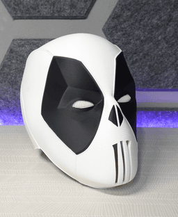 Punishpool – The Ultimate Vigilante Crossover Helmet! 3d model