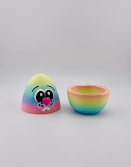 Flexi Bunny Eggs Hollow Version 3d model