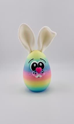 Flexi Bunny Eggs Hollow Version 3d model