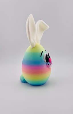 Flexi Bunny Eggs Hollow Version 3d model
