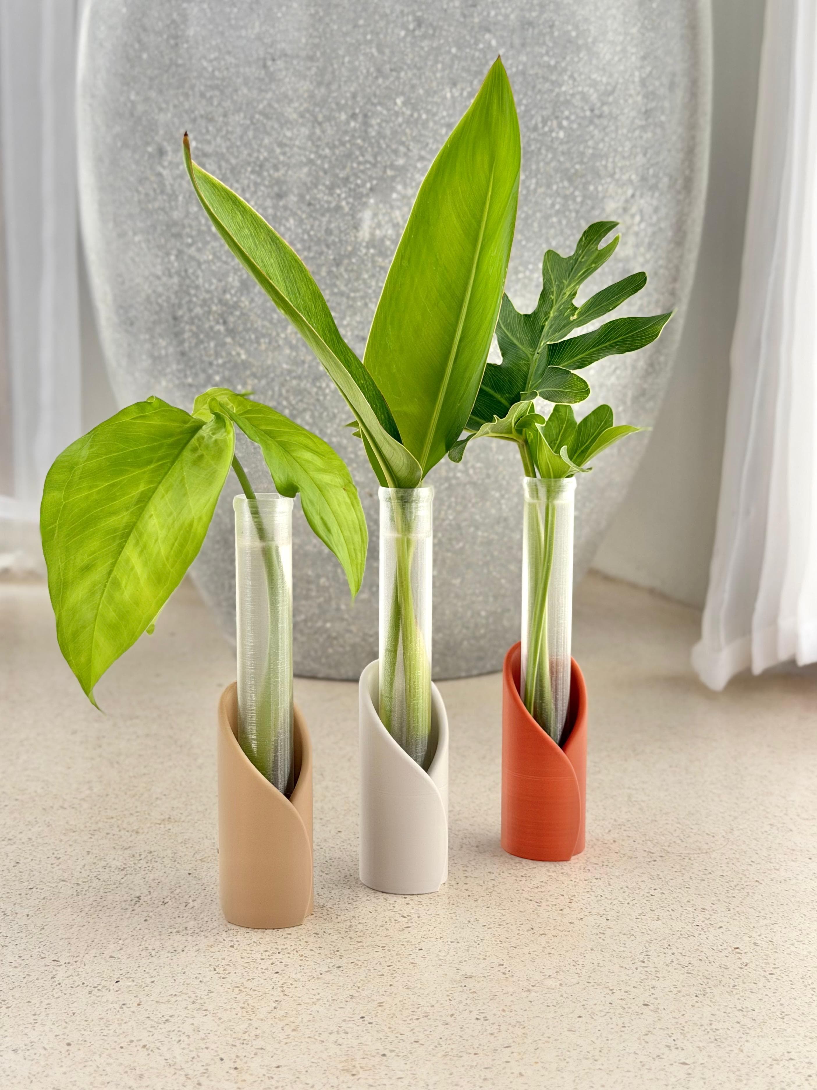 WRAPIS – Propagation Tube Wrap Vase Holder 3d model