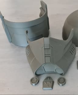 Imperial super commando helmet 3d model