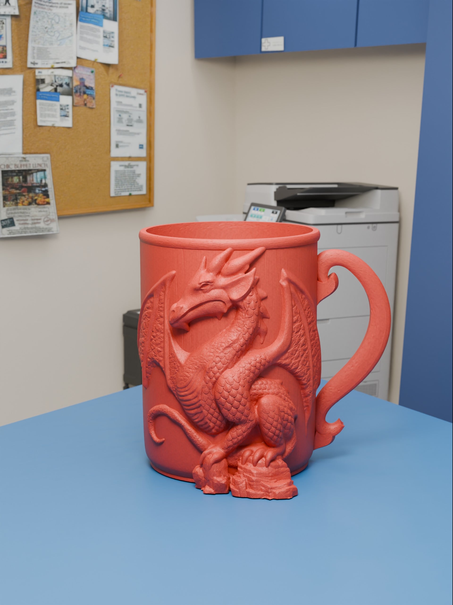 Dragon Mug 01 3d model
