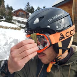 Clip-On Ski Goggle Scraper with Bottle Opener 3d model