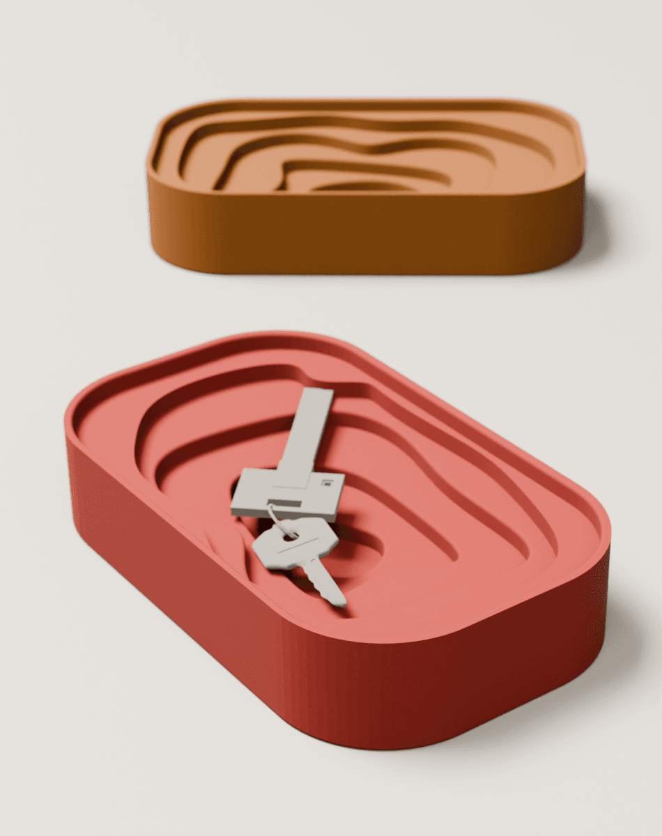 Topological Catch All Tray 3d model