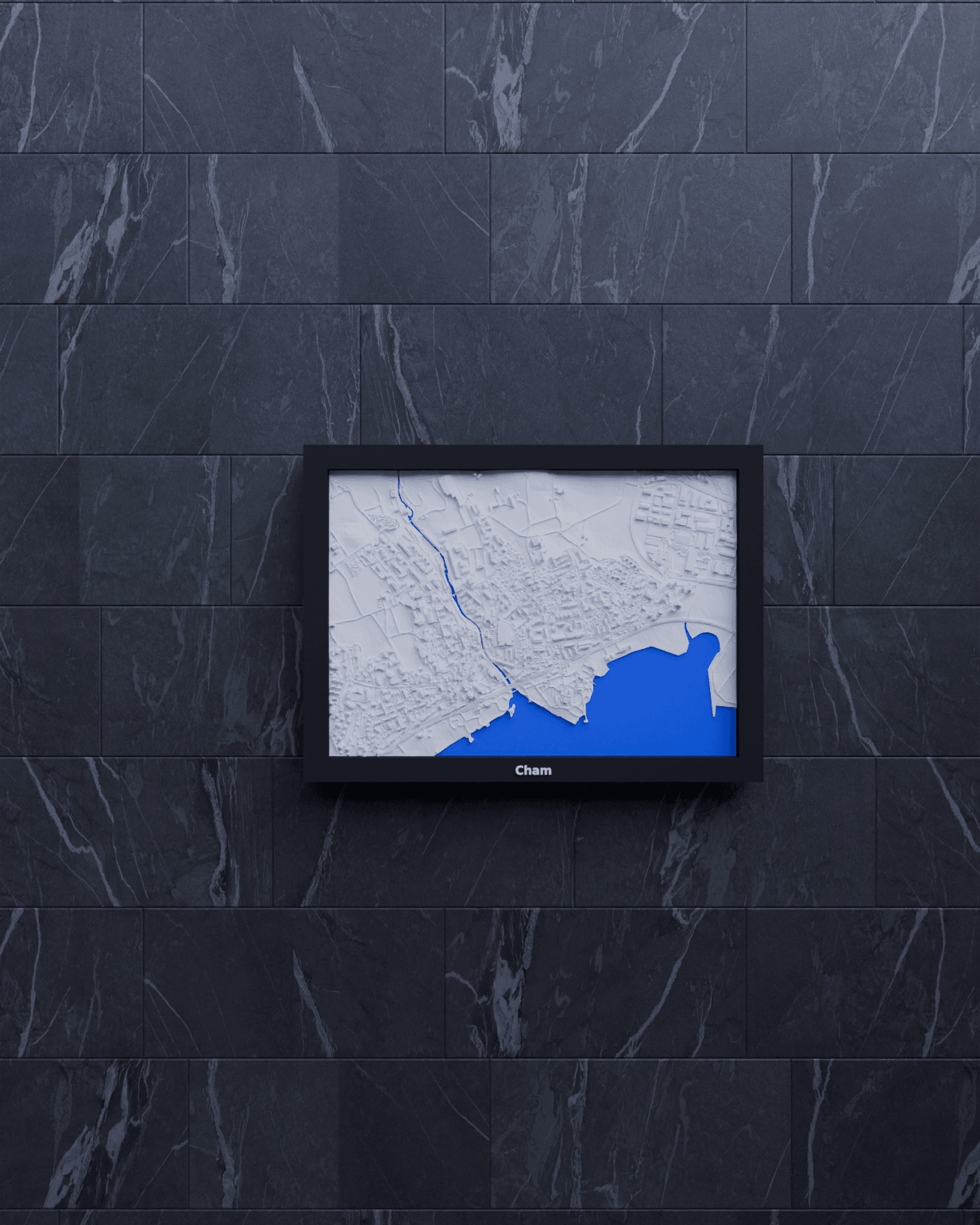 Cham, Switzerland - 3D Miniature 3d model