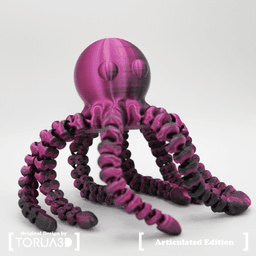 Articulated Octopus 001 3d model