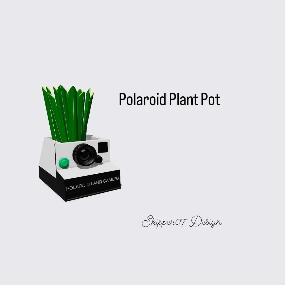 Polaroid  Plant PotSK07.stl 3d model