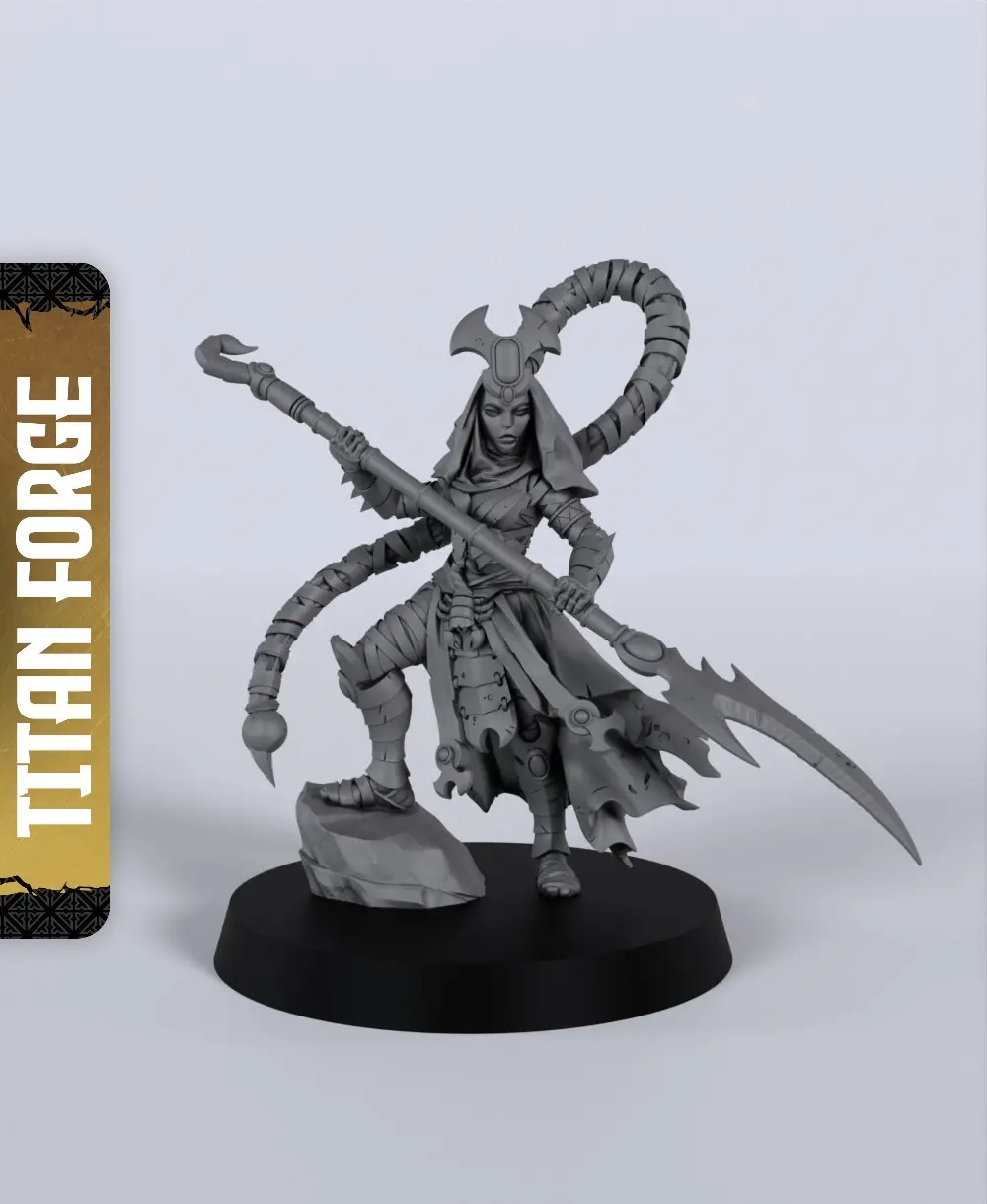 Scorpion Queen - With Free Dragon - 5e DnD Inspired for RPG and Wargamers 3d model