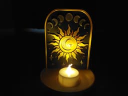 Mystical candle holder set 3d model