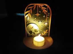 Mystical candle holder set 3d model