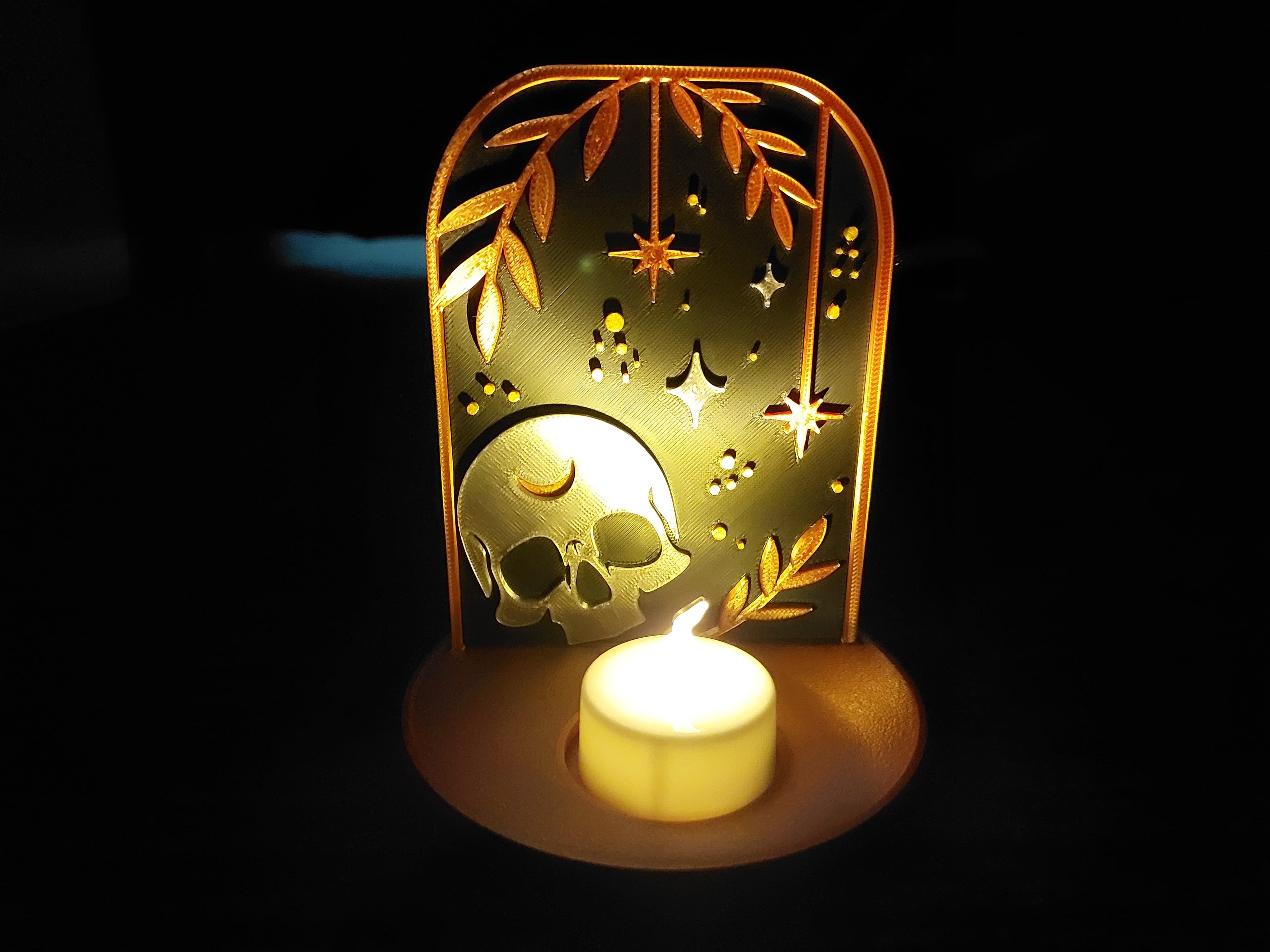 Mystical candle holder set 3d model