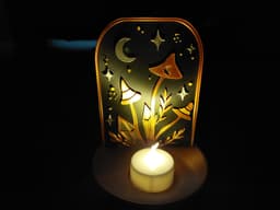 Mystical candle holder set 3d model
