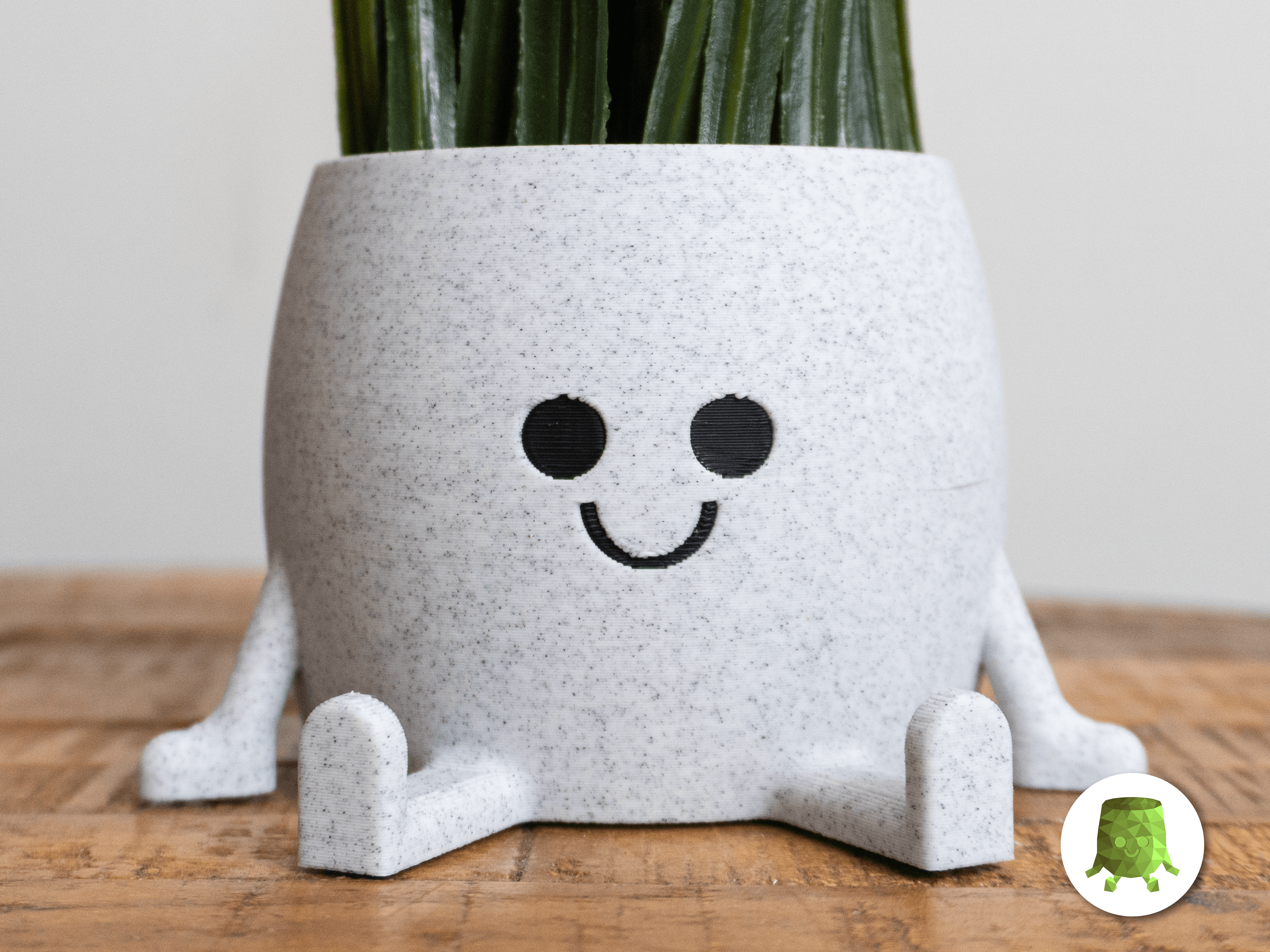 Happy Sitting Pot 3d model