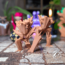Twig Blights - Easy Multicolor FDM RPG Minis (No supports) 3d model